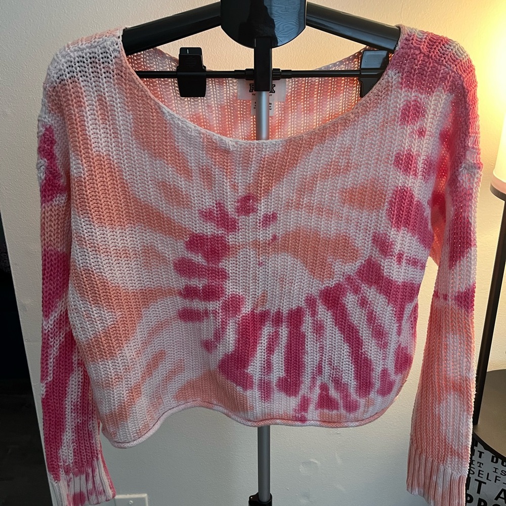 Victoria's Secret Pink and Orange Knit Top